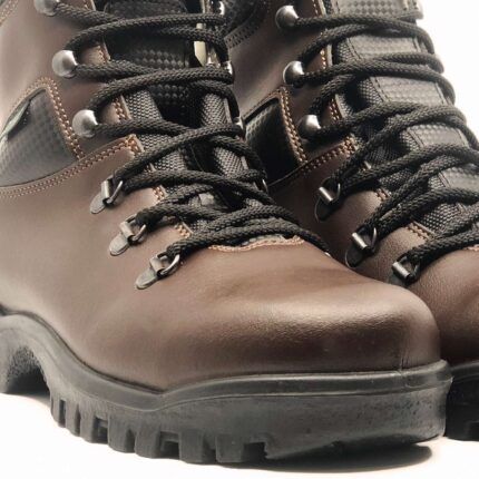 450 Δερμάτινο Μποτάκι Trekking Καφέ