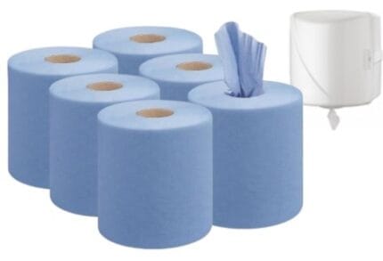 ΟΙΚΟΛΟΓΙΚΟ ΡΟΛΟ ΚΟΥΖΙΝΑΣ 200m CENTER PULL ΜΕ ΑΦΑΙΡΟΥΜΕΝΟ ΜΑΔΡΕΝ ΜΠΛΕ